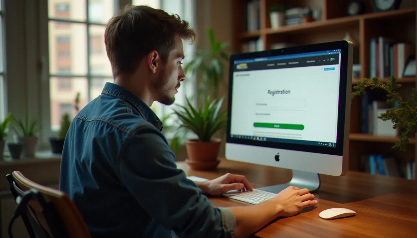Utilisateur remplissant le formulaire d'inscription Unibet avec le champ code parrainage visible à l'écran