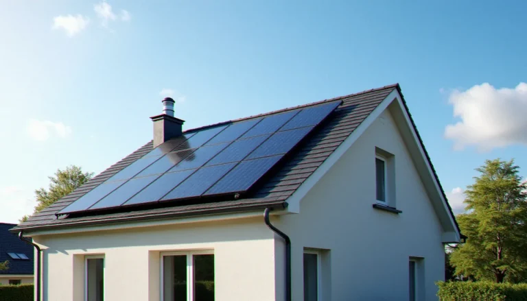Panneaux solaires Sunology installés sur le toit d'une maison française avec code promo réduction sunology sun_rjhomesolar pour économiser à l'achat