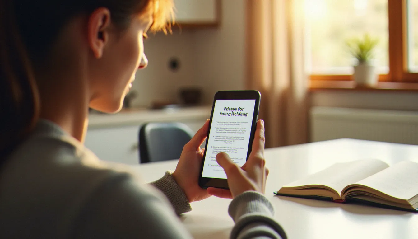 Utilisateur suivant les étapes d'inscription sur l'application Trade Republic en utilisant un code de parrainage sur son téléphone
