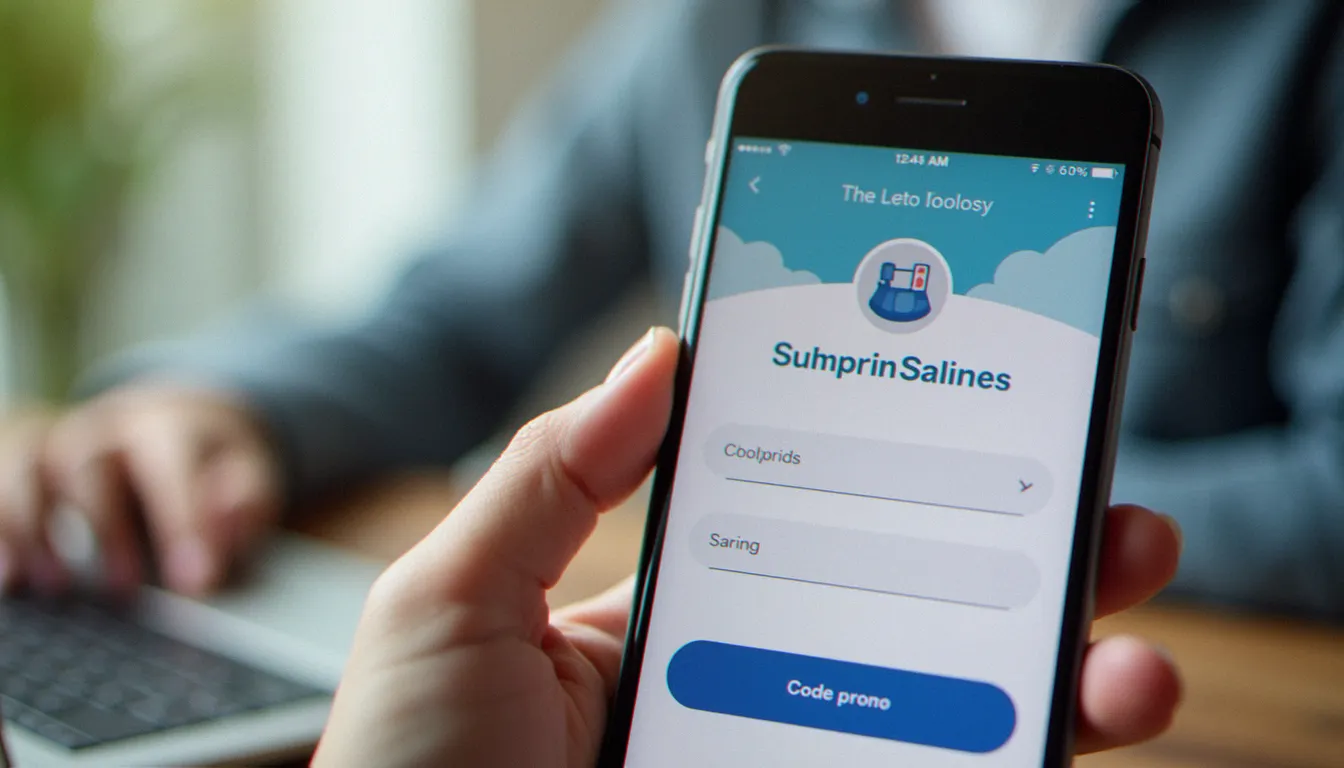Application smartphone avec un champ pour saisir un code promo bouygues